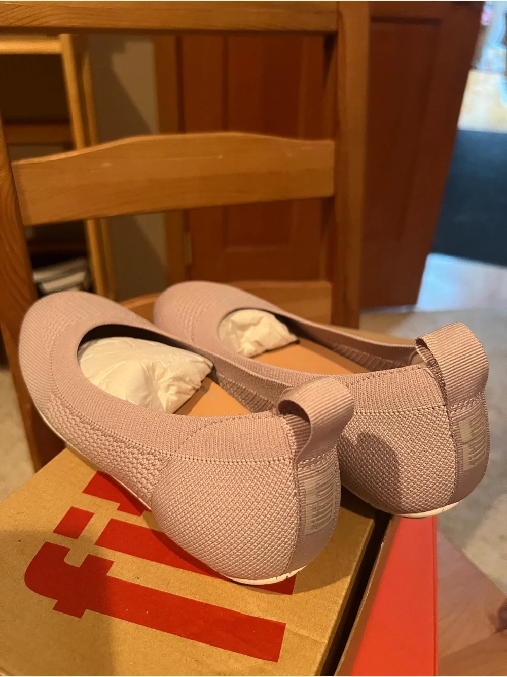 FITFLOPS Allegro E01 Ballet Pumps SOFT LILAC FREE SHIPPING